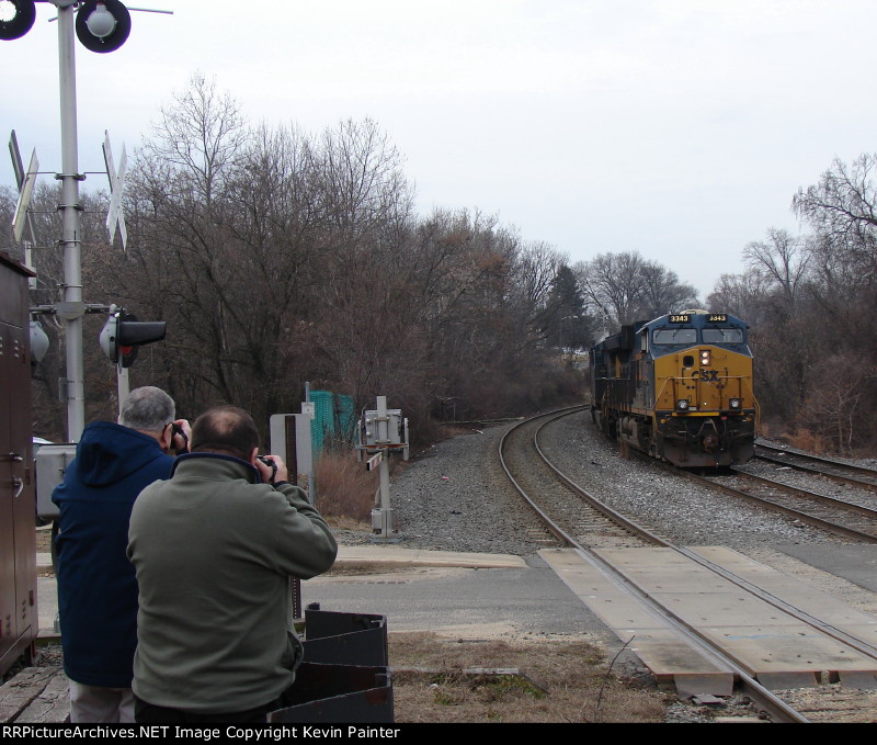 Dave, Alex & CSX 3343